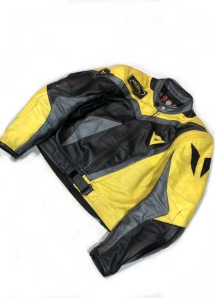Dainese moto  leather jacket шкіряна чоловіча мотокуртка6 фото