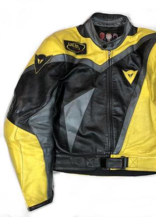 Dainese moto  leather jacket шкіряна чоловіча мотокуртка5 фото