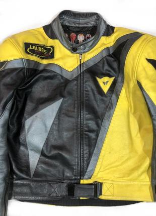 Dainese moto  leather jacket шкіряна чоловіча мотокуртка3 фото