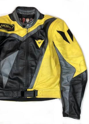 Dainese moto  leather jacket шкіряна чоловіча мотокуртка4 фото