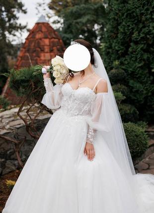 Неймовірно красива весільна сукня kira nova👰🏻‍♀️🤍2 фото