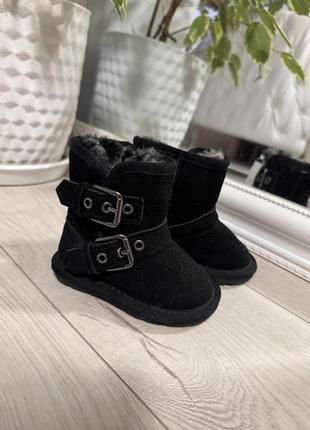 Шкіряні чобітки в стилі ugg2 фото