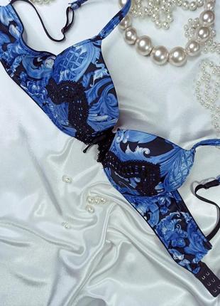 Розкішний сатиновий бюстгальтер пуш ап pleasure state porcelain