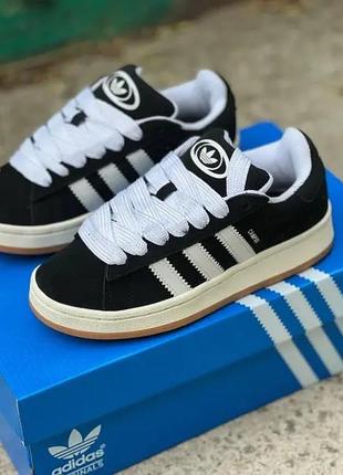 Кросівки жіночі чорні adidas campus 00s core black