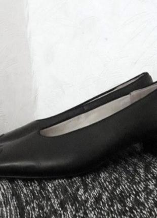 Мягусеньуие туфельки на широкую ногу, 41,5-42, натуральная кожа, theresia m6 фото