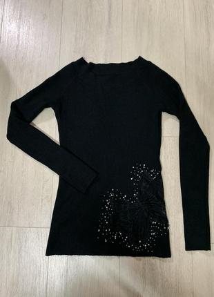 Кофта с прозрачным узором