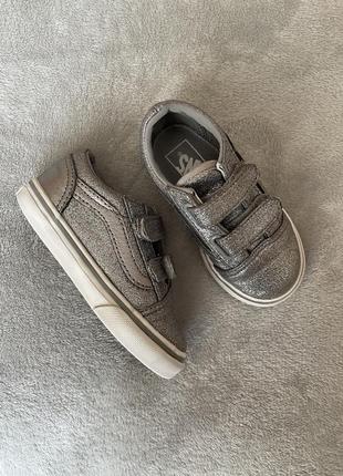 Дитячі кеди VANS Scarpe Bambino Sk8-mid Reissue V 1-4 Anni check Paisley Navy Toddler Blu сріблясті на дівчинку 23,5 розмір