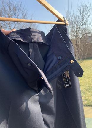 Новые мужские классические брюки в тёмно-синем цвете от бренда black label (3хл-4хл)4 фото