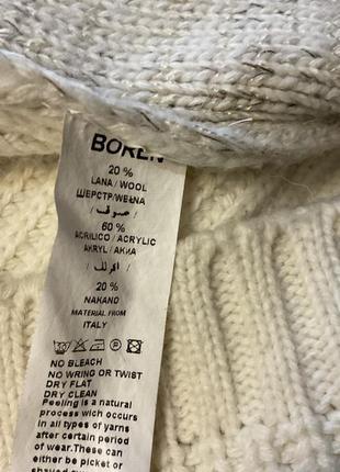 Чоловічий теплий светр з капюшоном та вовною/xl/ brend boren