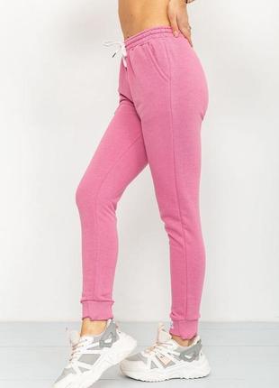 Спорт штани жіночі демісезонні, колір рожевий4 фото