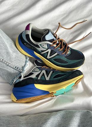 Шикарные женские кроссовки new balance action bronson x 990v6 made in usa lapis lazuli m99 цветные2 фото