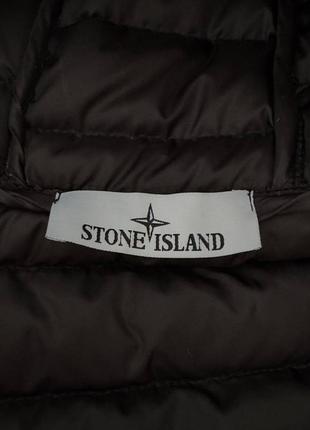 Весняна чорна куртка з капюшоном stone island4 фото