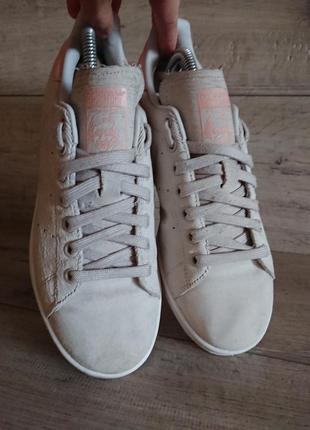 Кроссовки адидас adidas stan smith 39 1/3 р 25,5 см кожа рефленная3 фото