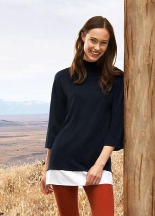 Пуловер, кофта, блуза 2 в 1 esmara германия р. l 44/46евро (наш 50/52)