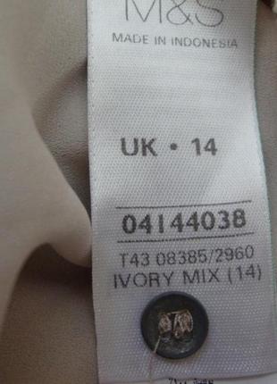 Сорочка з накладними кишенями декор зміїний принт marks & spencer8 фото