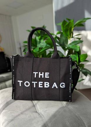 Сумка шопер marc jacobs tote bag міні текстиль