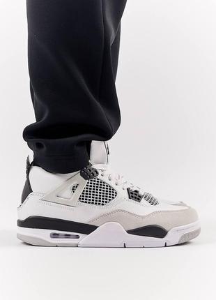 Демисезон staple nike air jordan 4 retro m white military
