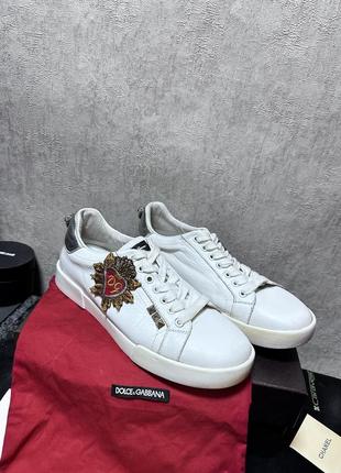 Dolce gabbana 🔥🔥кеды кожаные номерные1 фото