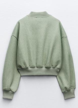 Укороченний бомбер zara2 фото