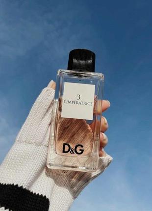 Dolce&gabbana 3 l’imperatrice