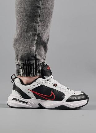 Демисезон staple nike air max monarch  iv white black red