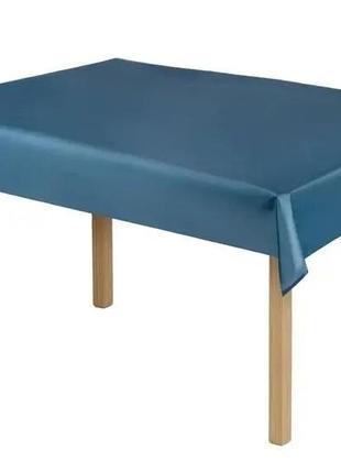 Водовідштовхувальна скатертина прямокутна livarno home, 130 х 160 см, колір синій