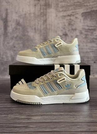 Adidas forum low grey light blue