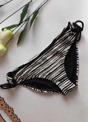 Купальні трусики плавки від купальника в смужку 46 розмір