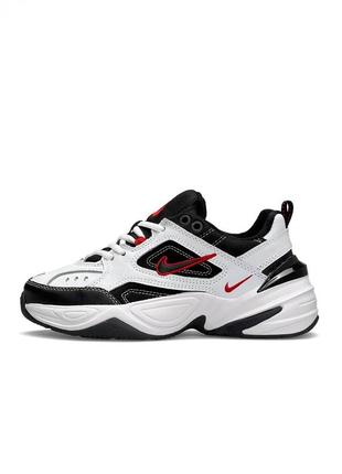 Демисезон nike m2k tekno premium black red white