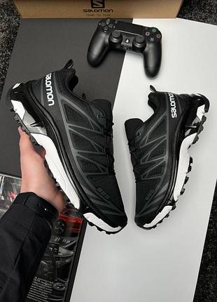 Демисезон  salomon lab xt-6 black white 4