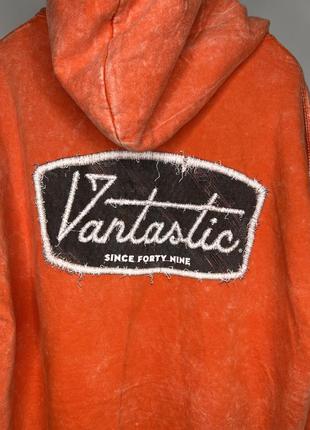 Vantastic washed hoodie чоловіче худі помаранчевого кольору оверсайз xxl-xl2 фото