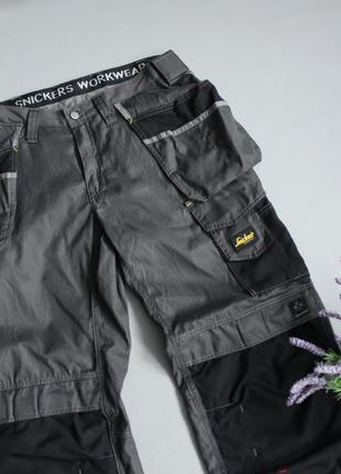 Snickers cordura мужские рабочие штаны за навесными карманами петлями для инструмента engelbert strauss dewalt строительные спецодежда 34 комбинезон3 фото