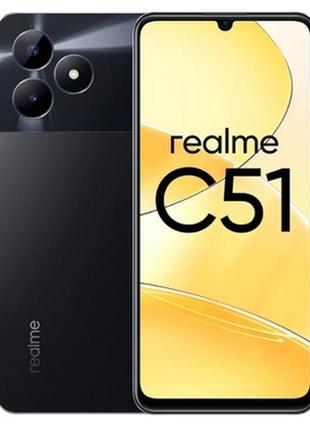 Смартфон realme c51 4/128 carbon black nfc3 фото