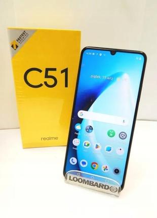 Смартфон realme c51 4/128 carbon black nfc7 фото