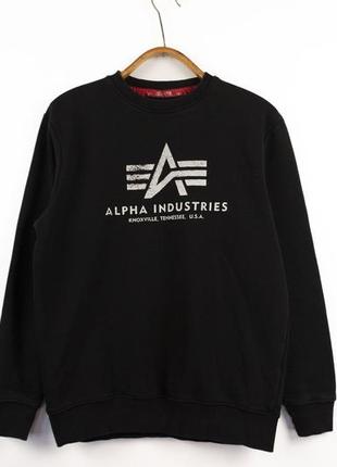 Кофта свитшот alpha industries размер m