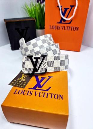 Ремінь в стилі louis vuitton lv луї вітон лв9 фото