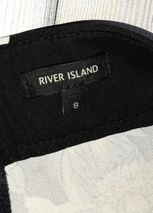 💥1+1=3 красива чорна спідниця олівець в квітах river island, розмір 44 - 462 фото