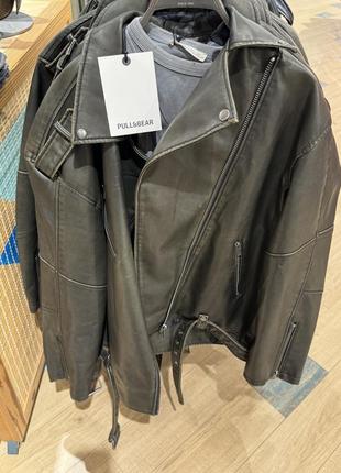 Pull&bear   байкерська куртка жіноча 3