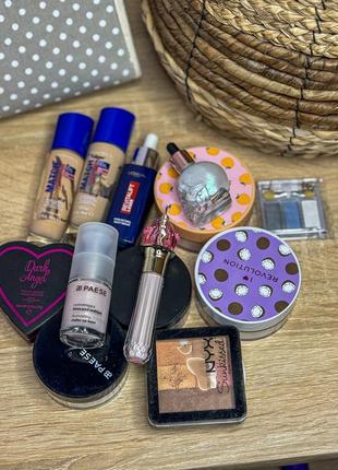 Косметика paese, nyx, i🩷revolution, jeffree star, l’oréal одним лотом1 фото