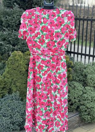 F&f яскраве романтичне жіноче плаття сукня віскоза  12/404 фото