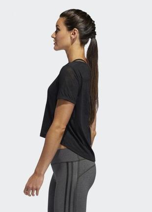 Burnout ✔better cotton спортивная для тренировок футболка с фигурным вырезом удлиненная спинка суперлегкий материал коттон4 фото