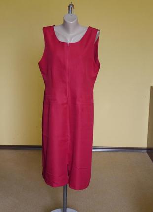 Плаття червоне без бірок на 50-52 розмір на підкладі