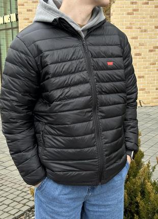 Куртка мікропуховик levis packable jacket на весну2 фото