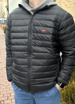 Куртка мікропуховик levis packable jacket на весну6 фото