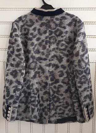 Пальто вовна mandeleine, леопард, р. l-xl4 фото