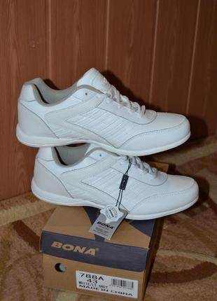 Новинка. чоловічі кросівки bona, шкіра. 41-44