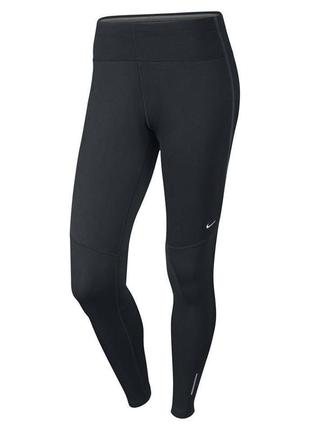 Женские утепленные лосины леггинсы тайтсы nike women element shield stay warm running