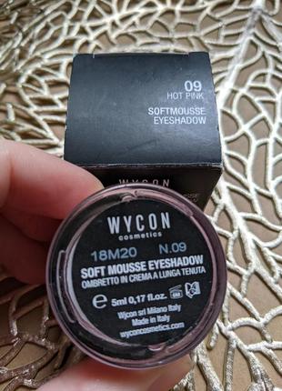 Wycon cream eyeshadow 09 hot pink3 фото