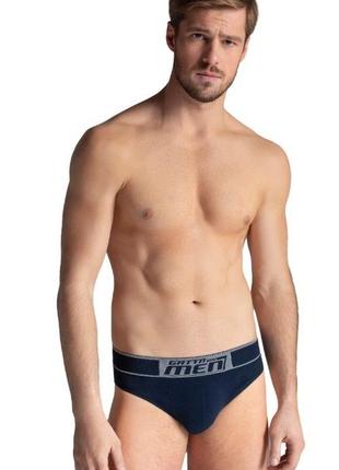 Мужские трусы слипы  gatta slip cotton синие
