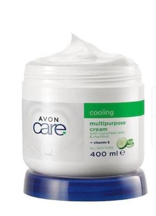 Мультифункціональний крем для обличчя, рук та тіла «освіжаючий догляд» avon care, 400 мл2 фото